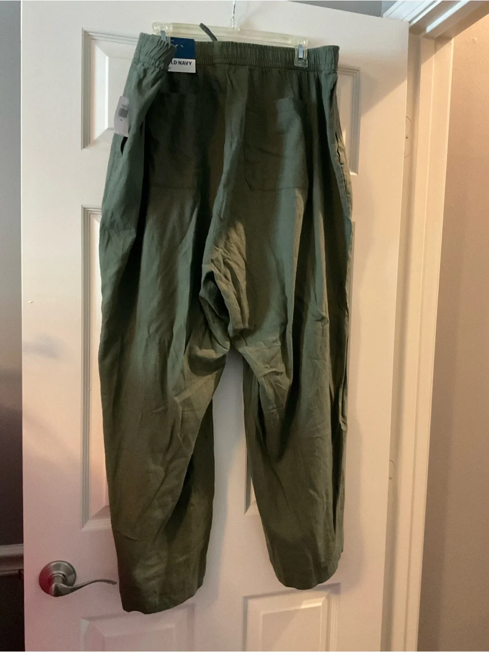 Olive Green woman’s high rise pants